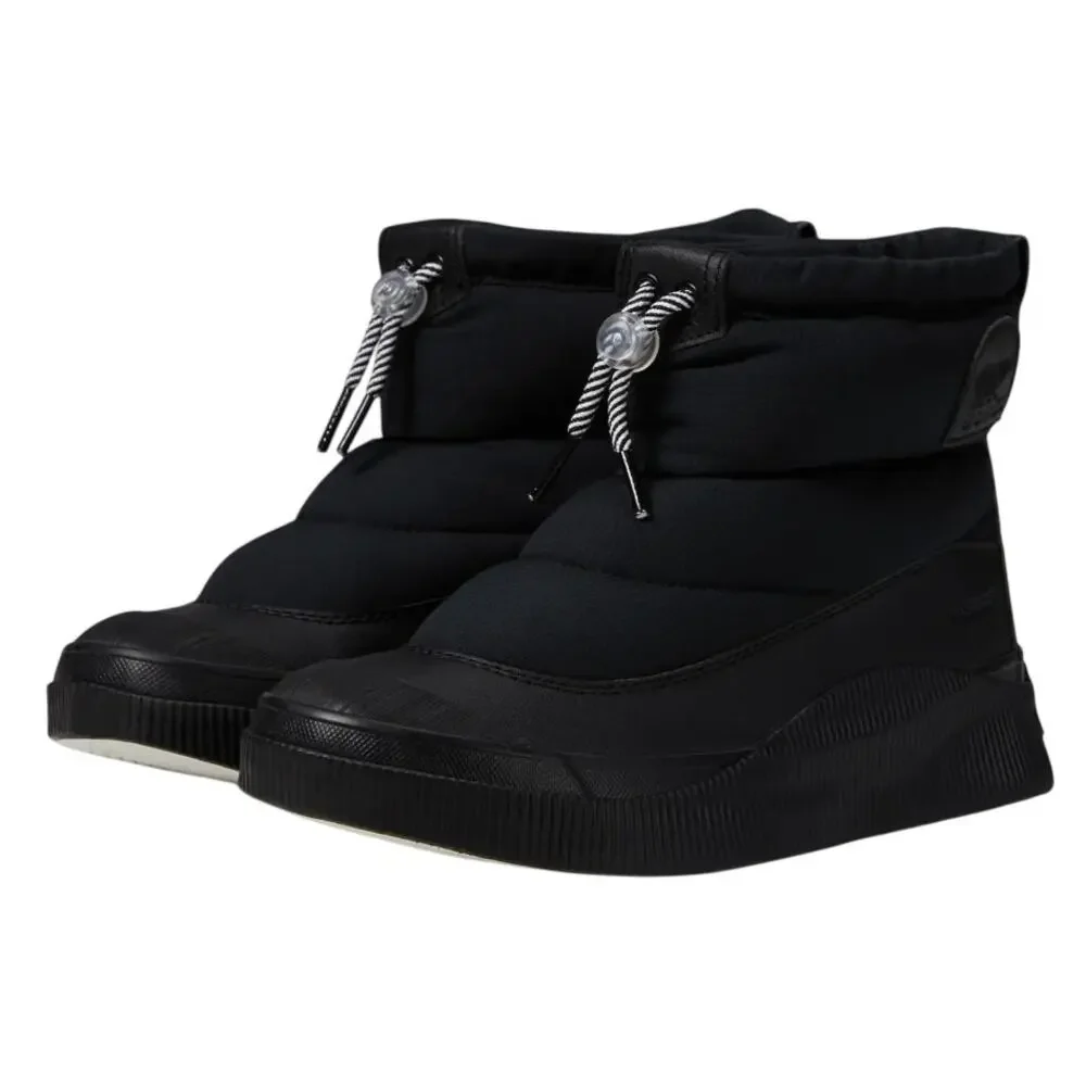 SOREL Womens Out N About IV Puffy Bootie US 9 Black Waterproof Insulated GUC